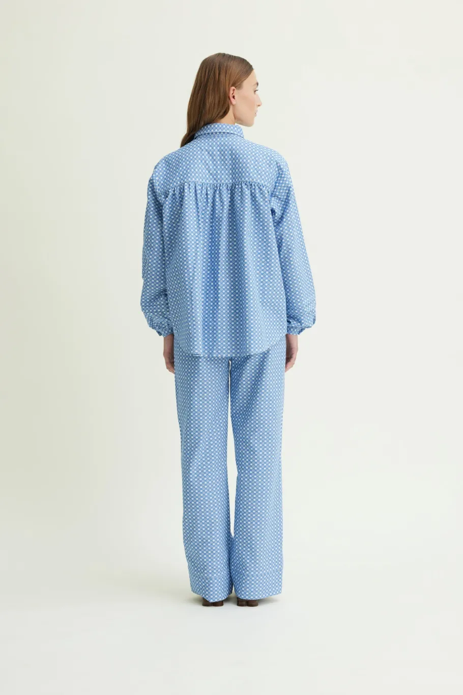 schulz_by_crowd_panne_org_3.webp Schulz by Crowd Panne Organic Cotton Pants Delosca Blue/white^Dame Underdele