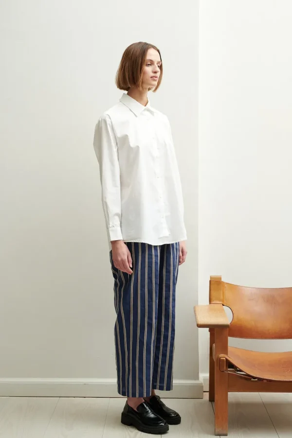 Schulz by Crowd Sanne oversize organic cotton white^Dame Overdele