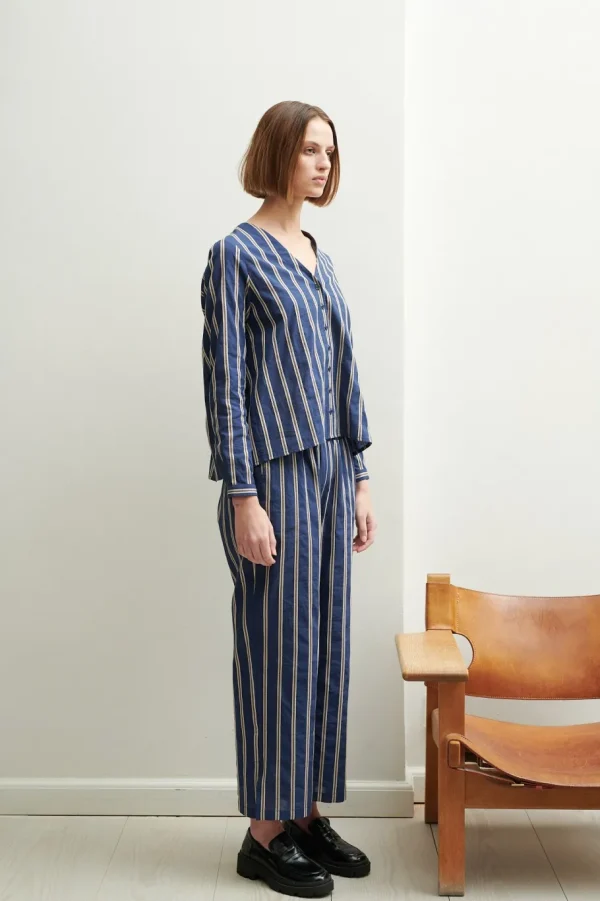 Schulz by Crowd Sessa shirt organic cotton GOTS^Dame Overdele