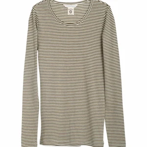 Serendipity - Slim Tee - Stripe Seaweed/Off White^Dame Overdele
