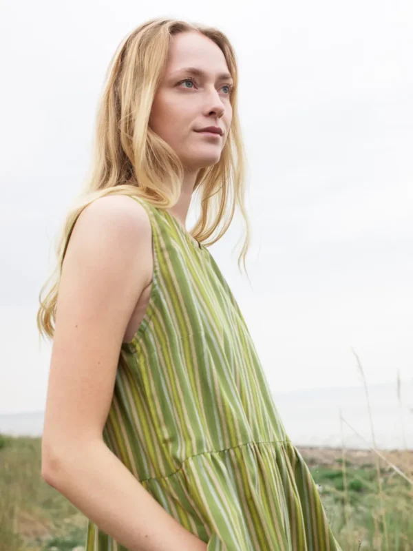 Serendipity Dress Gardenstripe^Dame Kjoler Og Jumpsuits