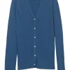 Serendipity Rib Cardigan Dark Tide^Dame Overdele