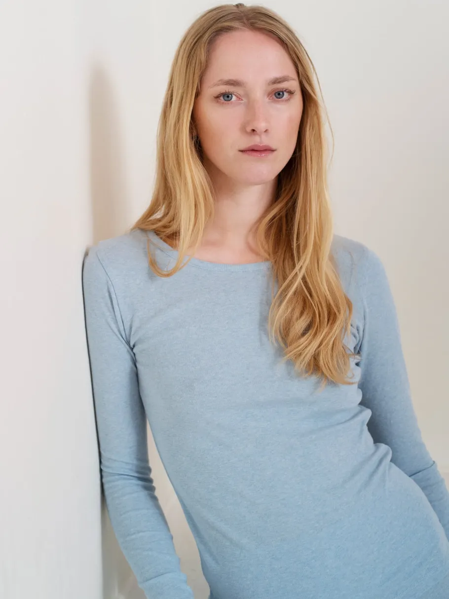 serendipity_slim_tee_aqua_3.webp Serendipity Slim Tee Aqua^Dame Overdele