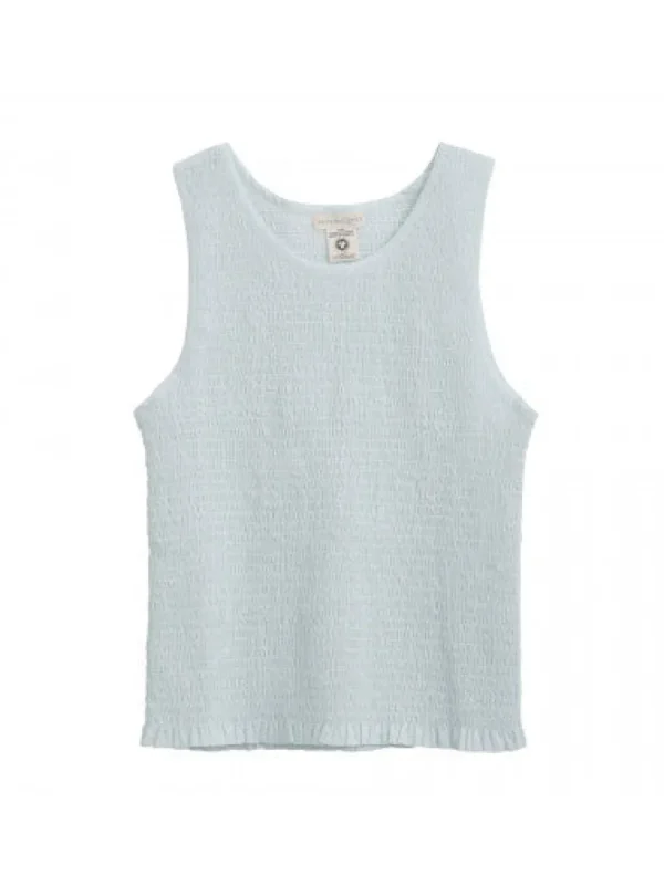 Serendipity smock top Misty blue^Dame Overdele