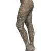 Swedish Stockings - Ada flower tights - Black/multi^Dame Sokker Og Strømpebukser