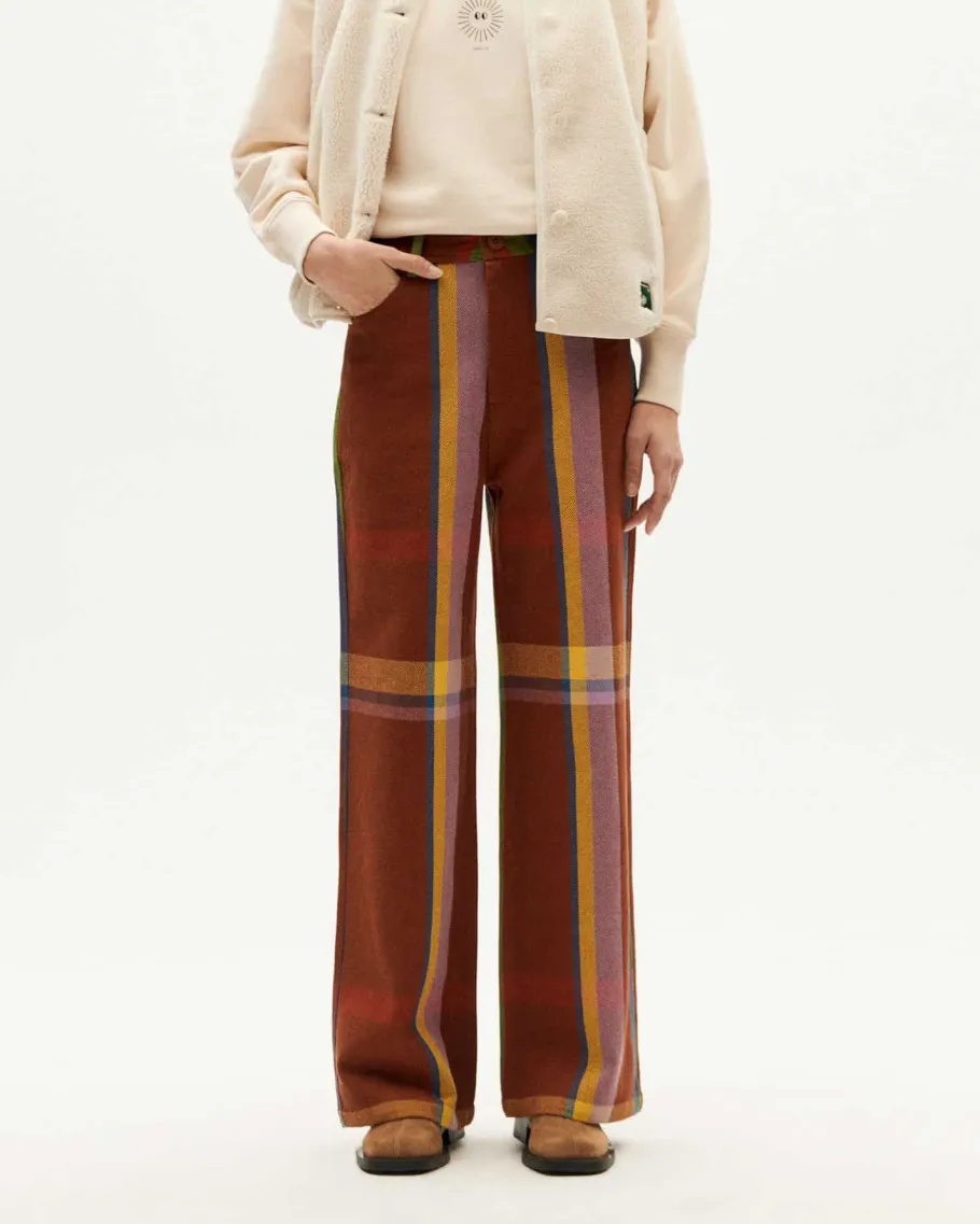 thinking_mu_brown_charlie_1.webp Thinking Mu Brown charlie blanket Coral pants^Dame Underdele