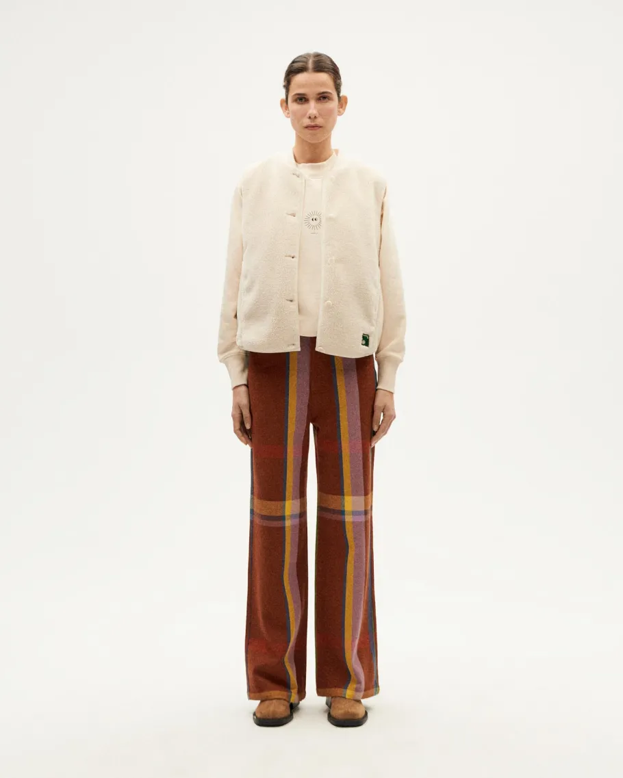 thinking_mu_brown_charlie_2.webp Thinking Mu Brown charlie blanket Coral pants^Dame Underdele