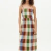 Thinking Mu Colorful Paola Dress Multicolor Checks^Dame Kjoler Og Jumpsuits