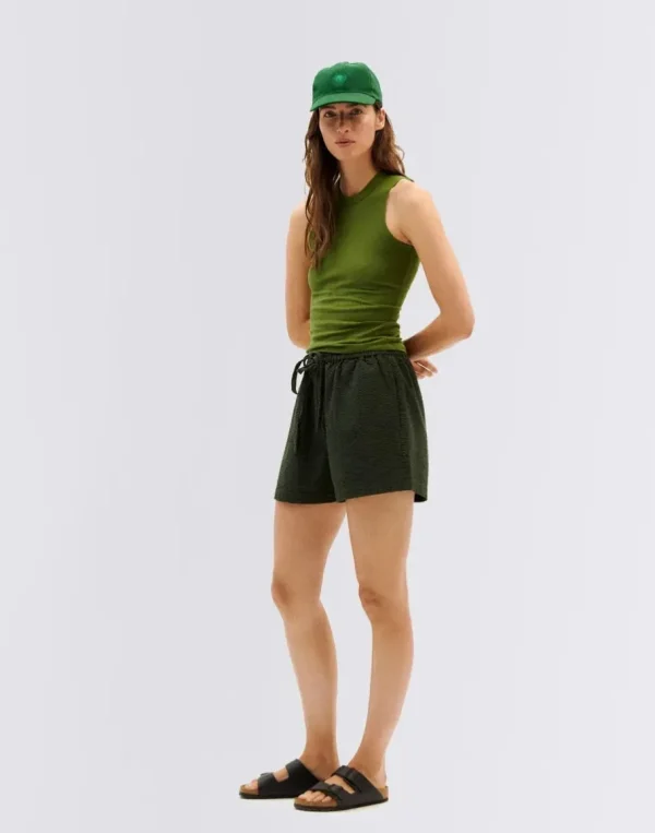 Thinking Mu Økologiske Shorts - Geranio Green^Dame Underdele