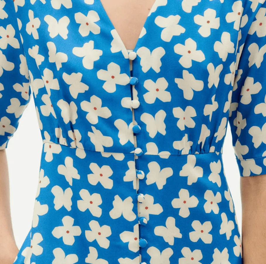 thinking_mu_small_butterf_3.webp Thinking Mu Small Butterfly Camelia Dress^Dame Kjoler Og Jumpsuits