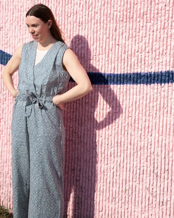 Thinking Mu Winona Jumpsuit blue spots^Dame Kjoler Og Jumpsuits