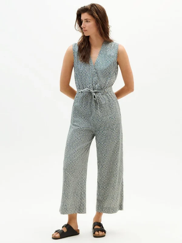 Thinking Mu Winona Jumpsuit blue spots^Dame Kjoler Og Jumpsuits