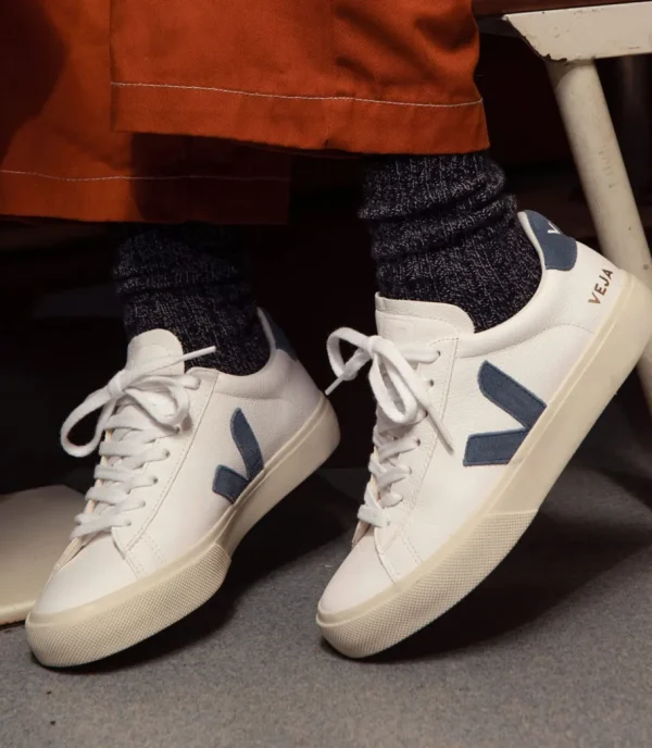 Veja Campo Leather White California^Dame Sko