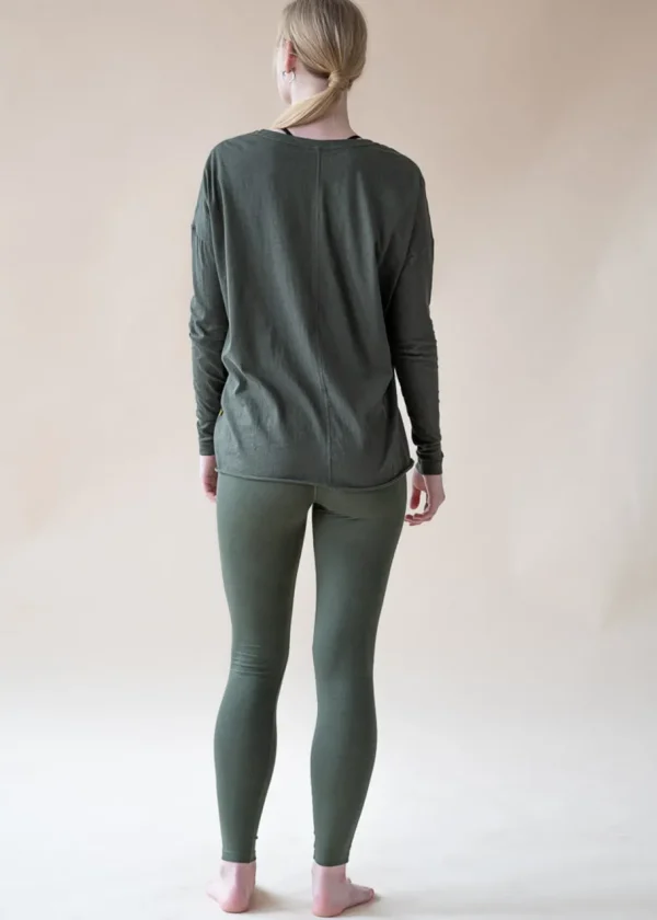 Yogamii - Lilly Leggings - Dark Olive^Dame Underdele