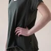 Yogamii - Yama Tee - Dark Olive^Dame Overdele